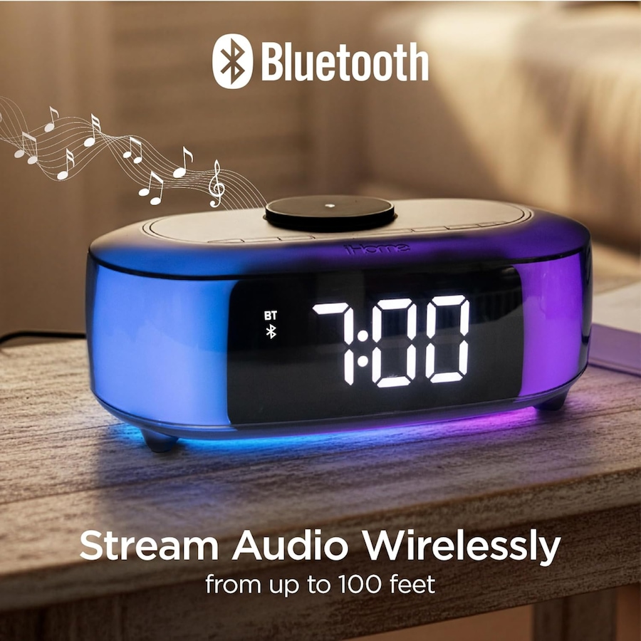 Image 732188_ALTMORE4.jpg, Product 732-188 / Price $109.99, iHome Alarm Clock Radio with Qi2 Magnetic Wireless Charger from iHome on TSC.ca's Electronics department