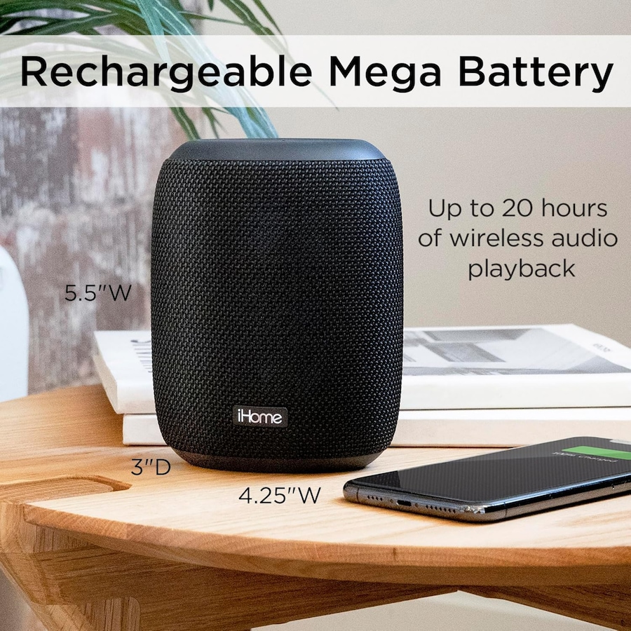 Image 732192_ALTMORE3.jpg, Product 732-192 / Price $69.99, iHome PlayPro Rechargeable Waterproof Portable Bluetooth Speaker from iHome on TSC.ca's Electronics department