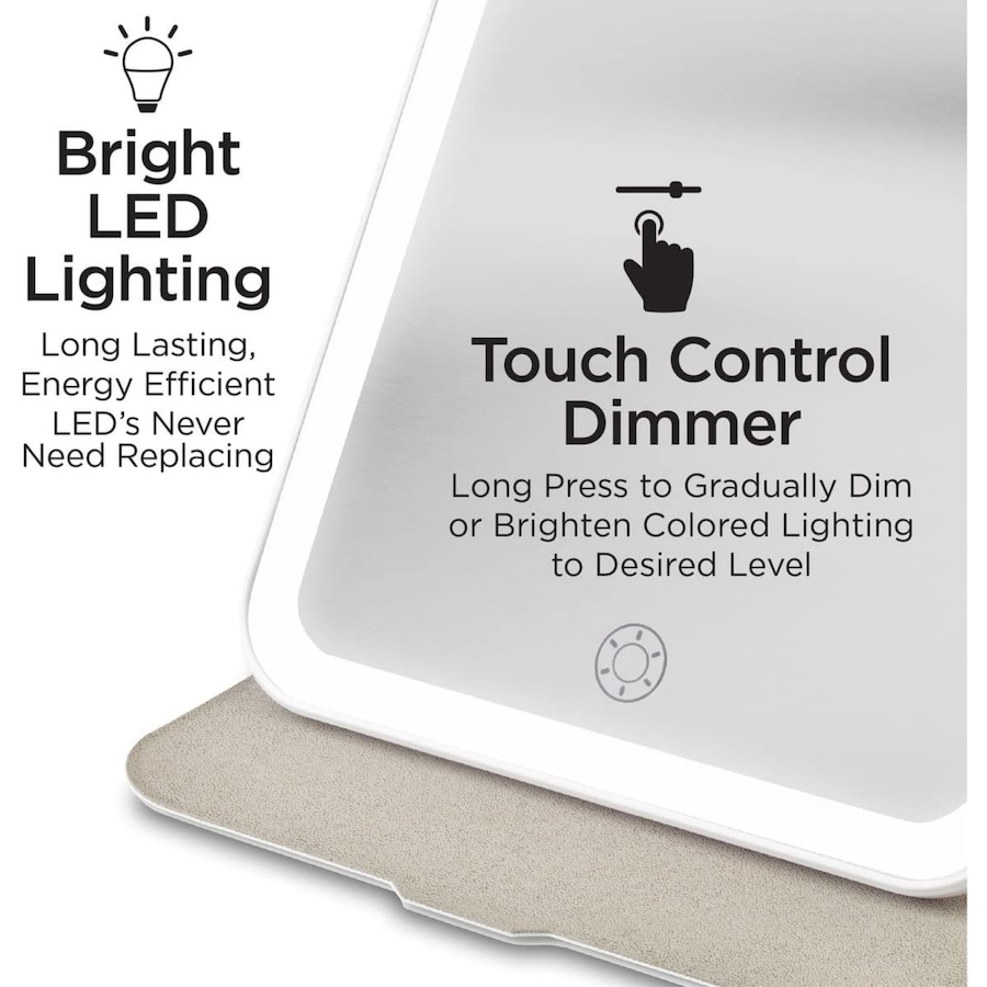 Image 732193_ALTMORE2.jpg, Product 732-193 / Price $39.99, iHome Portable Makeup Mirror with Lights from iHome on TSC.ca's Home & Garden department