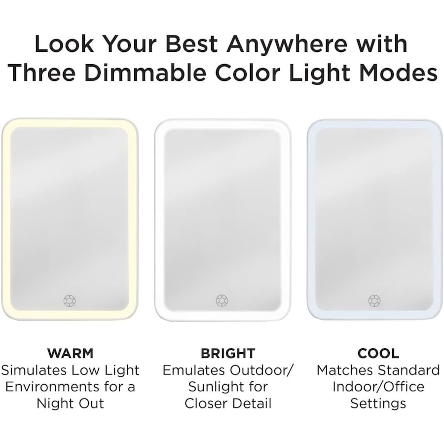 Image 732193_ALTMORE3.jpg, Product 732-193 / Price $39.99, iHome Portable Makeup Mirror with Lights from iHome on TSC.ca's Home & Garden department