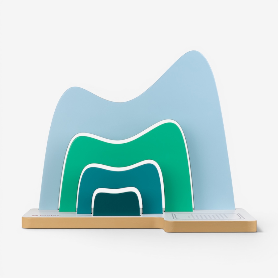 Image 732257.jpg, Product 732-257 / Price $49.99, Tonies Large Tabletop Shelf (mountain) from Tonies on TSC.ca's Toys & Hobbies department