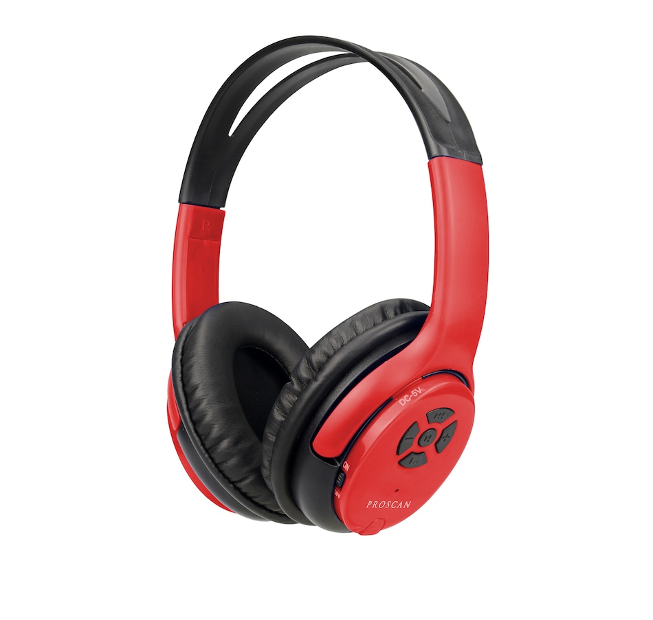 Image 732286_RED.jpg, Product 732-286 / Price $24.99, Proscan Bluetooth Stereo Headphones with Microphone from Proscan on TSC.ca's Electronics department