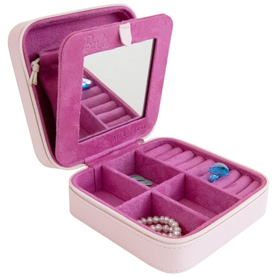 Image 732314_ALTMORE1.jpg, Product 732-314 / Price $59.00, Mele and Co Barbie Bitsy Bijoux Vegan Leather Travel Jewellery Case from Mele and Co on TSC.ca's Jewellery department