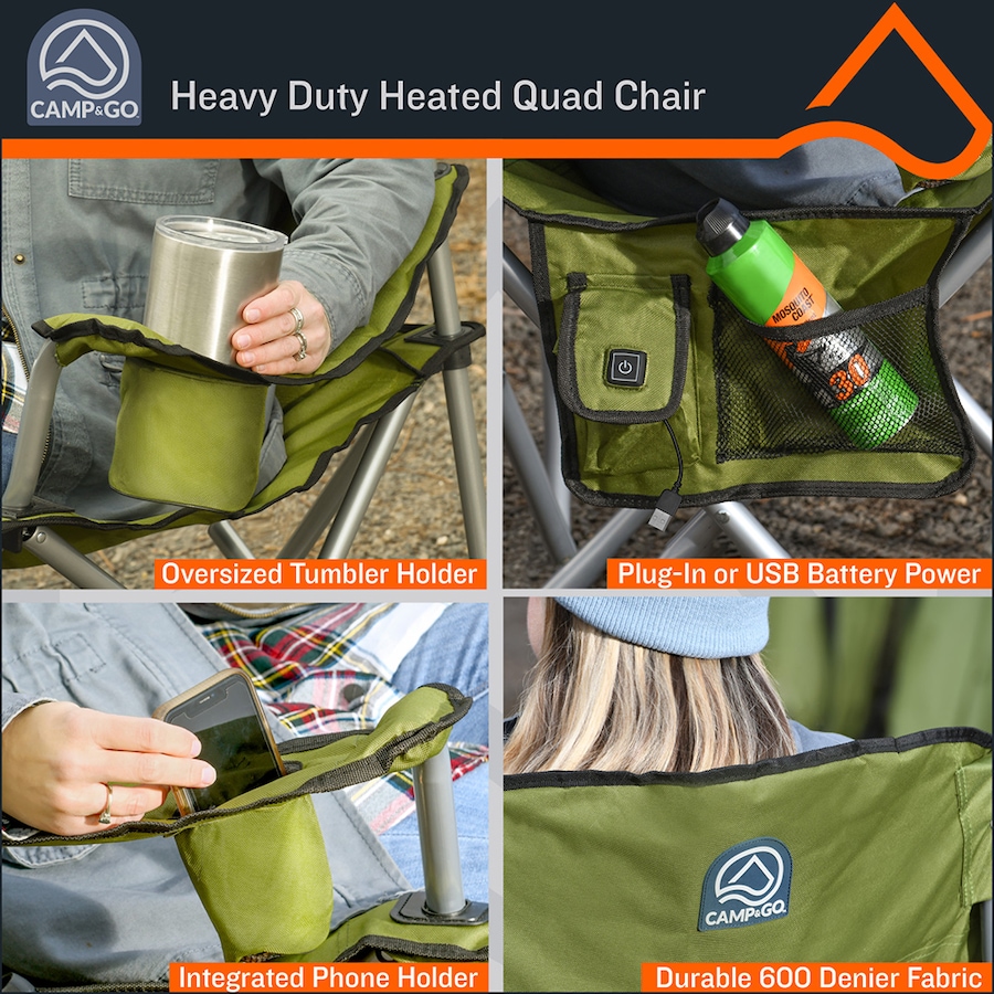 Image 732346_ALTMORE6.jpg, Product 732-346 / Price $64.99, Camp and Go Heavy Duty Heated Quad Chair from Camp and Go on TSC.ca's Health & Fitness department