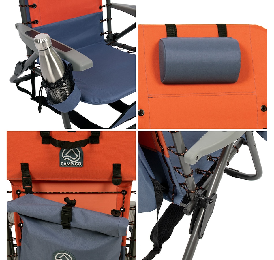 Image 732350_ALTMORE3.jpg, Product 732-350 / Price $99.99, Camp and Go Roped Removable Backpack Chair from Camp and Go on TSC.ca's Health & Fitness department