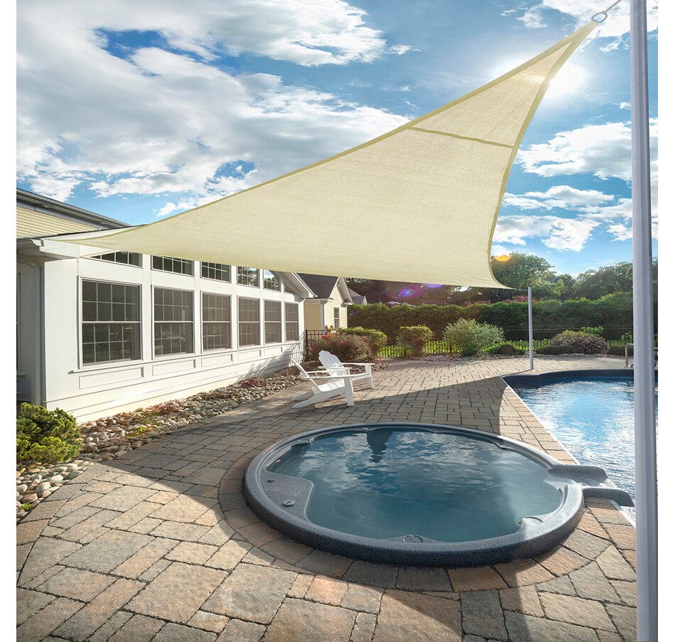 Image 732356_ALTMORE3.jpg, Product 732-356 / Price $39.99, Shelterlogic Triangle Shade Sail 16' from ShelterLogic on TSC.ca's Home & Garden department