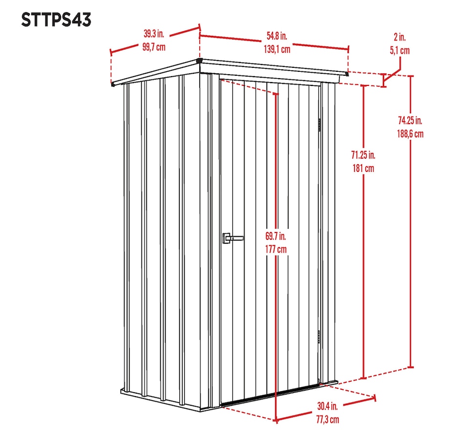 Image 732358_ALTMORE3.jpg, Product 732-358 / Price $549.99, Scotts Garden Storage Cabinet (4' x 3') from Scotts on TSC.ca's Home & Garden department