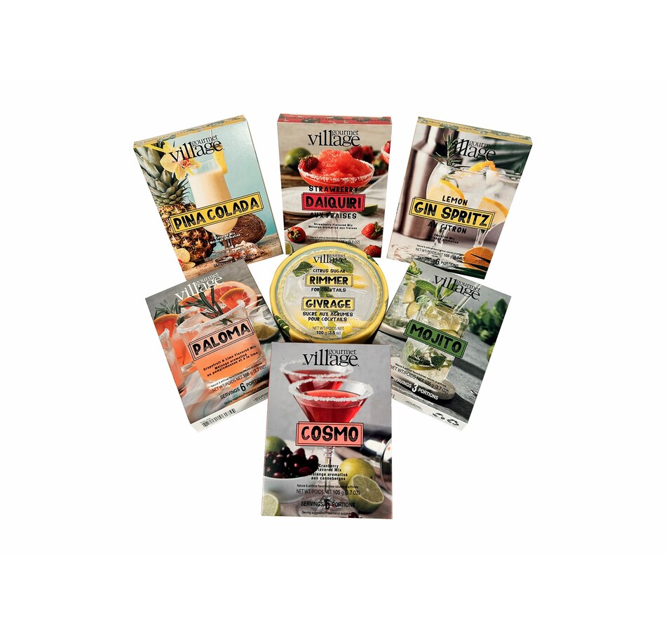 Image 732405.jpg, Product 732-405 / Price $46.00, Gourmet du Village Ultimate Cocktail Mix Bundle from Gourmet du village on TSC.ca's Kitchen department