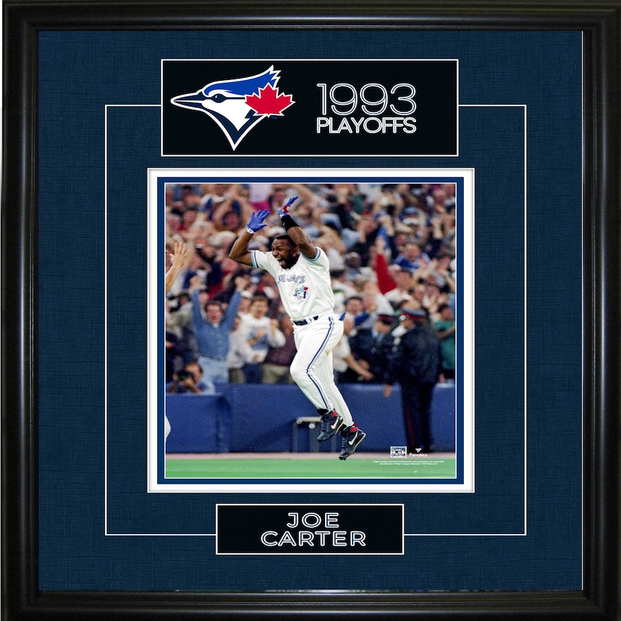 Image 732480.jpg, Product 732-480 / Price $89.99, Joe Carter Framed 8" x 10" Photo 1993 Playoffs Game 6 World Series Home Run from Frameworth on TSC.ca's Sports department