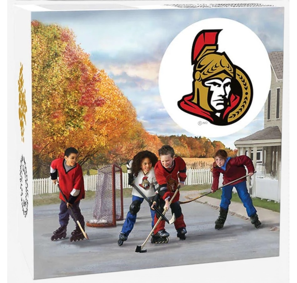 Image 732495_ALTMORE3.jpg, Product 732-495 / Price $89.95, 2017 $10 Fine Silver Coin Passion to Play Ottawa Senators from Royal Canadian Mint (RCM) on TSC.ca's Coins department