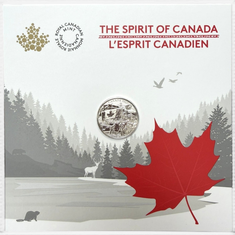 Image 732504.jpg, Product 732-504 / Price $54.95, 2017 $3 Fine Silver Coin: The Spirit of Canada from Royal Canadian Mint (RCM) on TSC.ca's Coins department