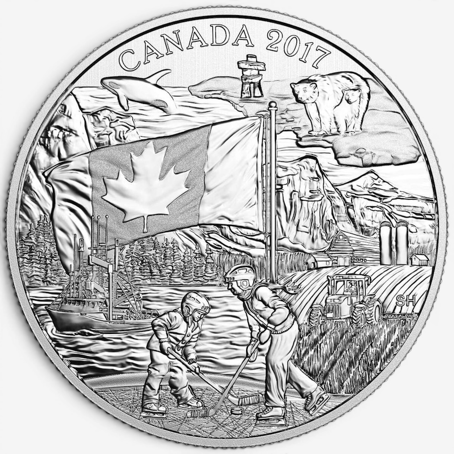 Image 732504_ALTMORE1.jpg, Product 732-504 / Price $54.95, 2017 $3 Fine Silver Coin: The Spirit of Canada from Royal Canadian Mint (RCM) on TSC.ca's Coins department