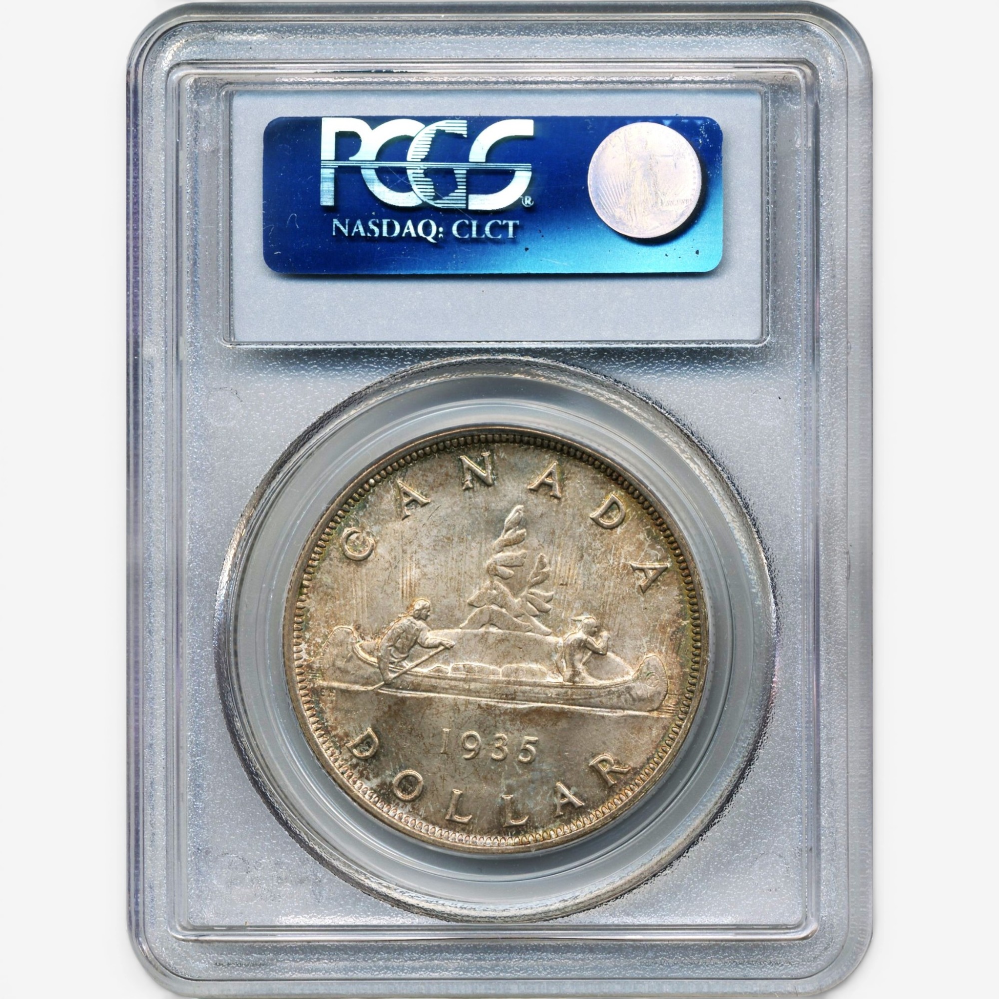 1935 Gem Uncirculated Silver Dollar PCGS Certified MS-65 Medium
