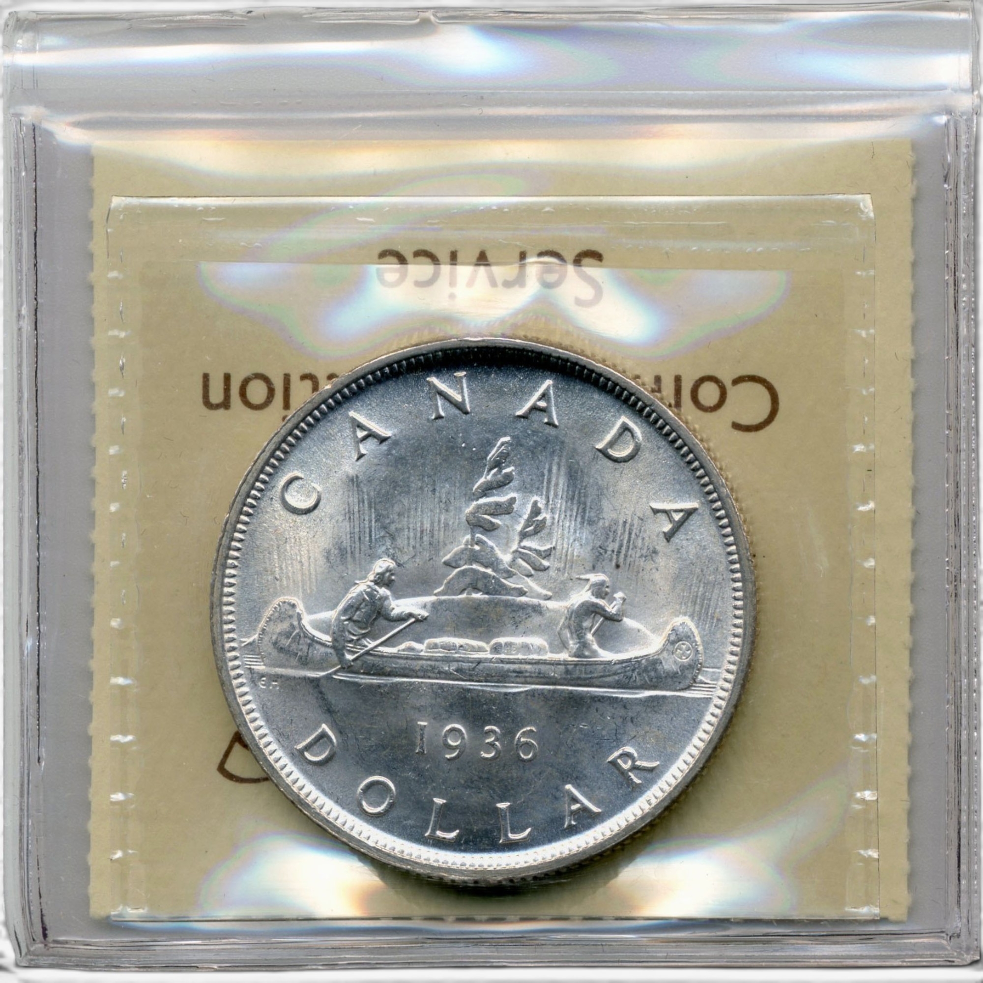 【美品】⭐️PCGS MS65 1968 ジブラルタル Crown 1936 Gem Uncirculated Silver Dollar, ICCS Certified MS-65 - TSC.ca