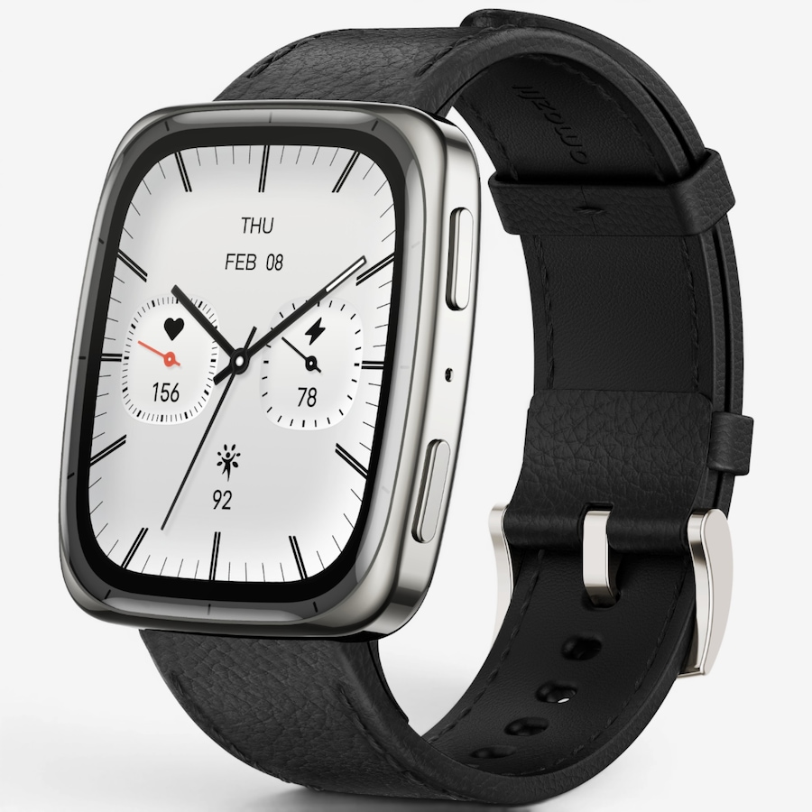Image 732540.jpg, Product 732-540 / Price $209.99, Amazfit Active 2 Square Premium Smartwatch (black) from Amazfit on TSC.ca's Electronics department