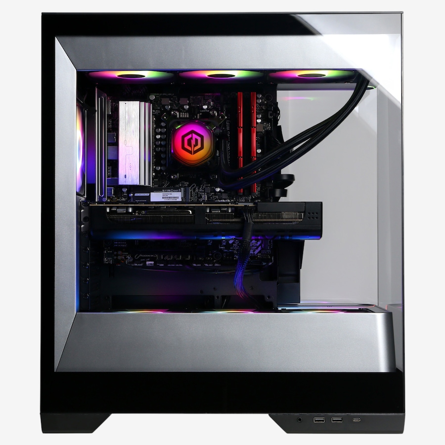 Image 732617_ALTMORE1.jpg, Product 732-617 / Price $4,729.99, CyberPowerPC SLC11040CPGV2 (Ryzen 7 9850X3D, 32 GB DDR5 RAM, 2 TB SSD, NVIDIA RTX 5080 16 GB graphics) from CyberpowerPC on TSC.ca's Electronics department