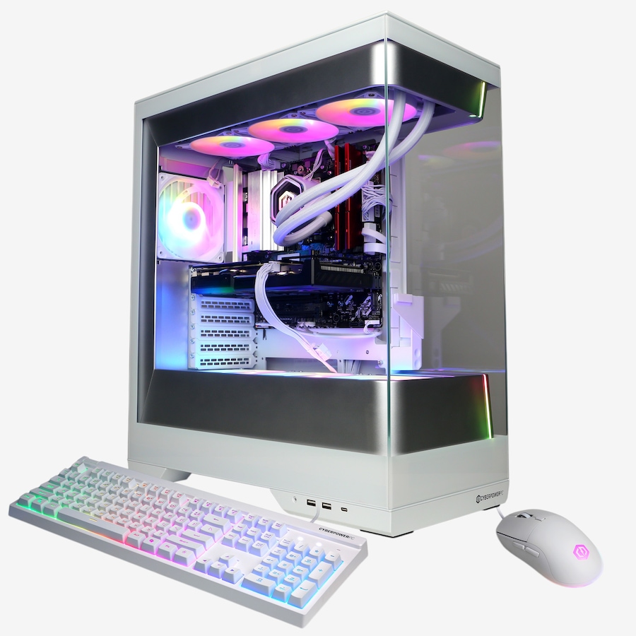 Image 732618.jpg, Product 732-618 / Price $3,199.99, CyberPowerPC SLC11420CPGV2 (Ryzen 7 9850X3D, 32 GB DDR5 RAM, 1 TB SSD, AMD Radeon RX 9060 XT 16 GB graphics) from CyberpowerPC on TSC.ca's Electronics department
