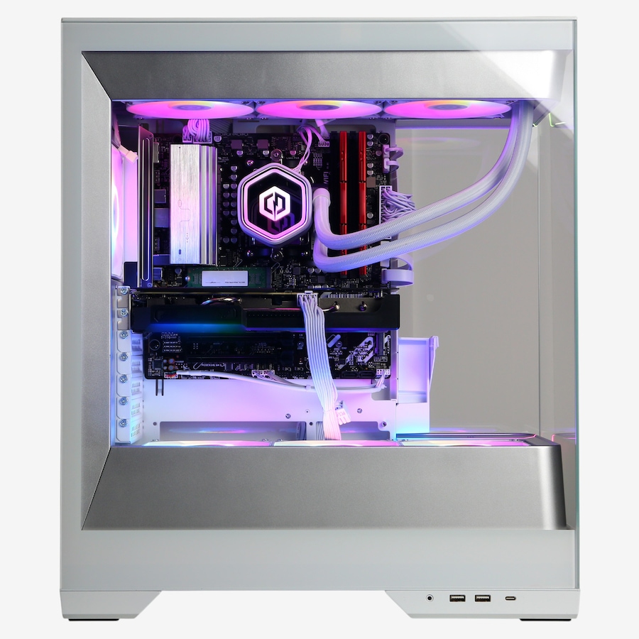 Image 732618_ALTMORE1.jpg, Product 732-618 / Price $3,199.99, CyberPowerPC SLC11420CPGV2 (Ryzen 7 9850X3D, 32 GB DDR5 RAM, 1 TB SSD, AMD Radeon RX 9060 XT 16 GB graphics) from CyberpowerPC on TSC.ca's Electronics department