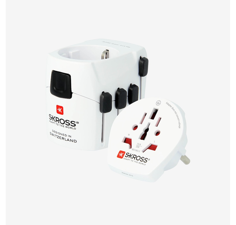 Image 732669.jpg, Product 732-669 / Price $64.99, Skross Pro World Travel Adapter from Skross on TSC.ca's Electronics department