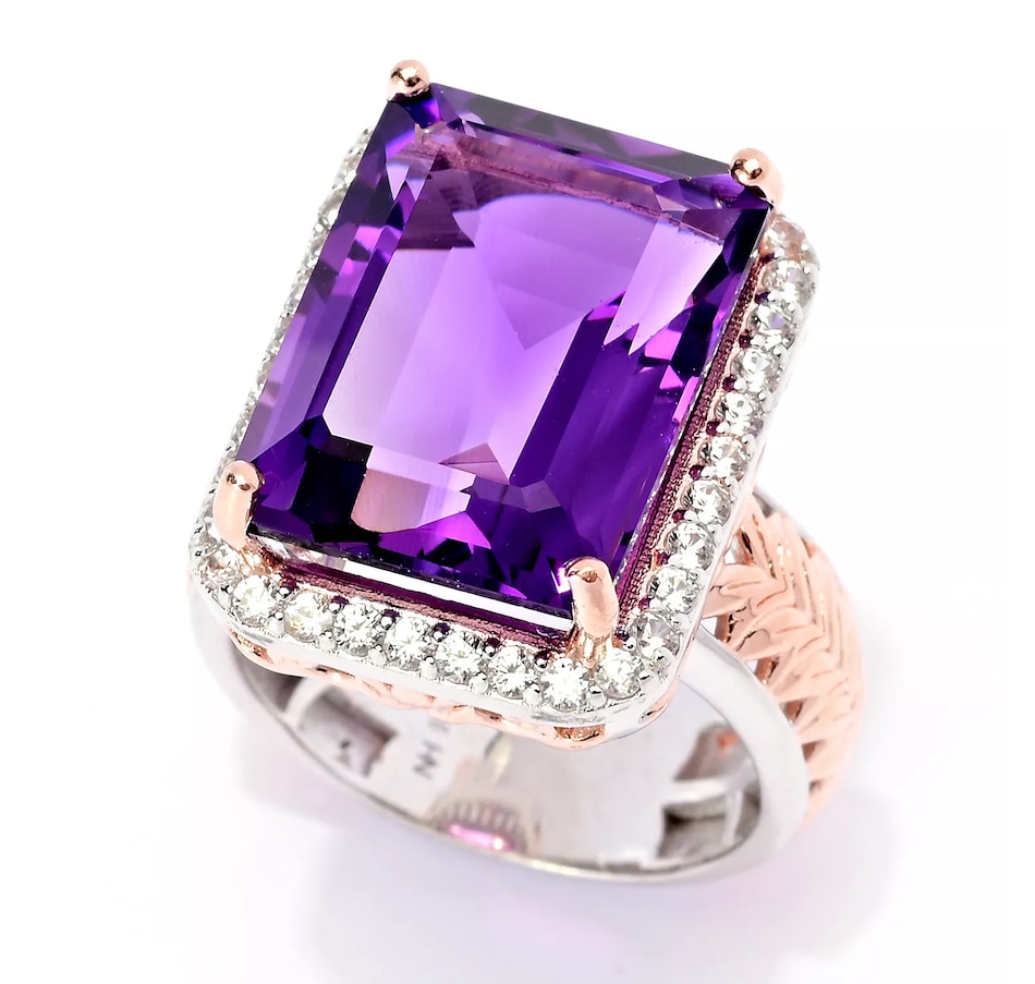 Jewellery - Rings - Gems En Vogue Palladium Silver Dark Amethyst And ...