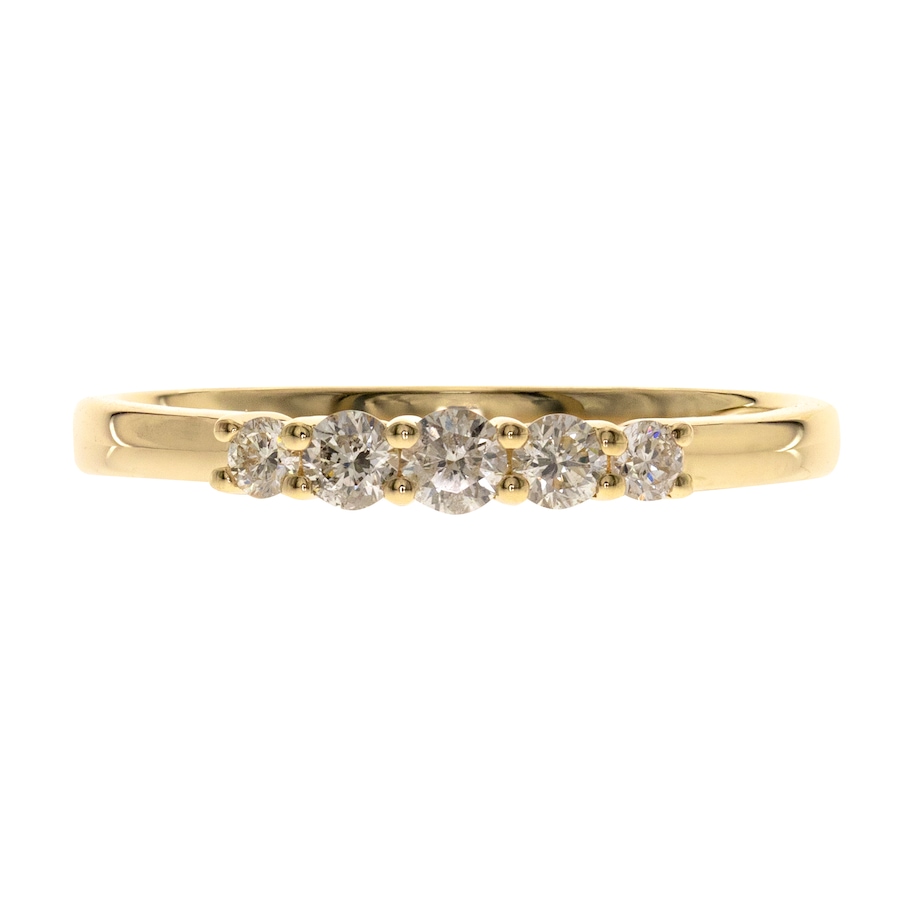 Image 732833.jpg, Product 732-833 / Price $979.99, CIRARI 14K Yellow Gold Diamond Five Stone Ring from Cirari on TSC.ca's Jewellery department