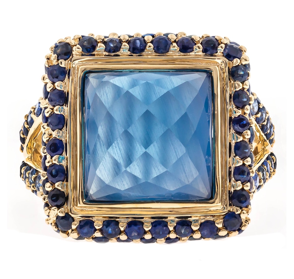 Image 732872.jpg, Product 732-872 / Price $2,299.90, Cirari 14K White Gold Swiss Blue Topaz Ring from Cirari on TSC.ca's Jewellery department