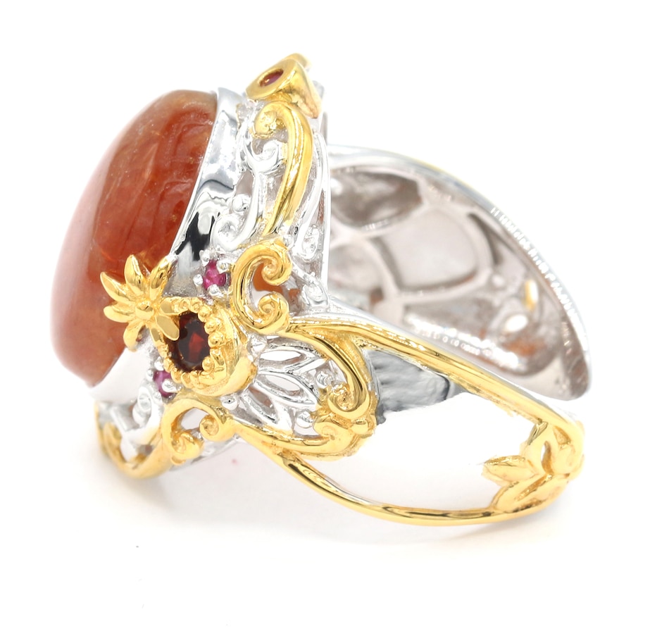 Image 732931_ALTMORE1.jpg, Product 732-931 / Price $179.99, Gems En Vogue Palladium Silver Hessonite Garnet, Ruby and Garnet Ring from Gems En Vogue on TSC.ca's Jewellery department