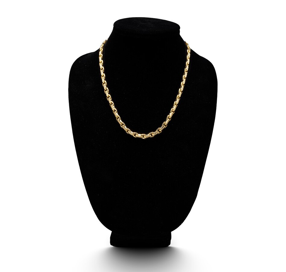 Image 732954_ALTMORE3.jpg, Product 732-954 / Price $12,995.00, 18KT Yellow Gold 21" Alternating Diamond and Open Link Necklace from Estate Originals on TSC.ca's Jewellery department
