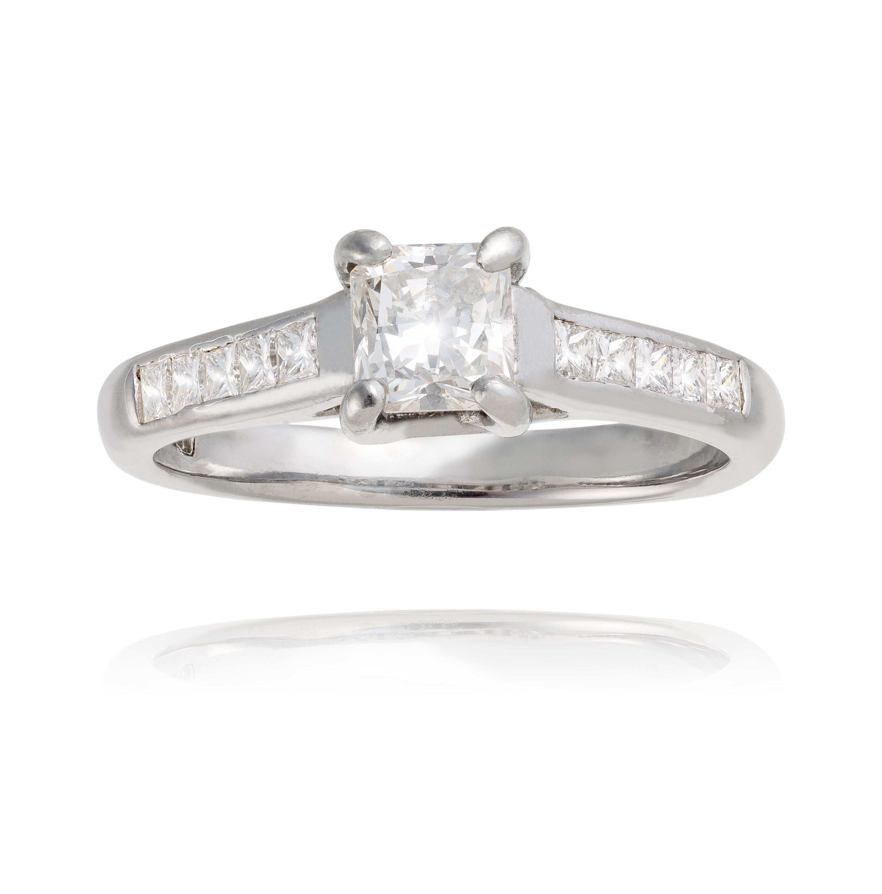 Princess cut diamond 2025 ring price