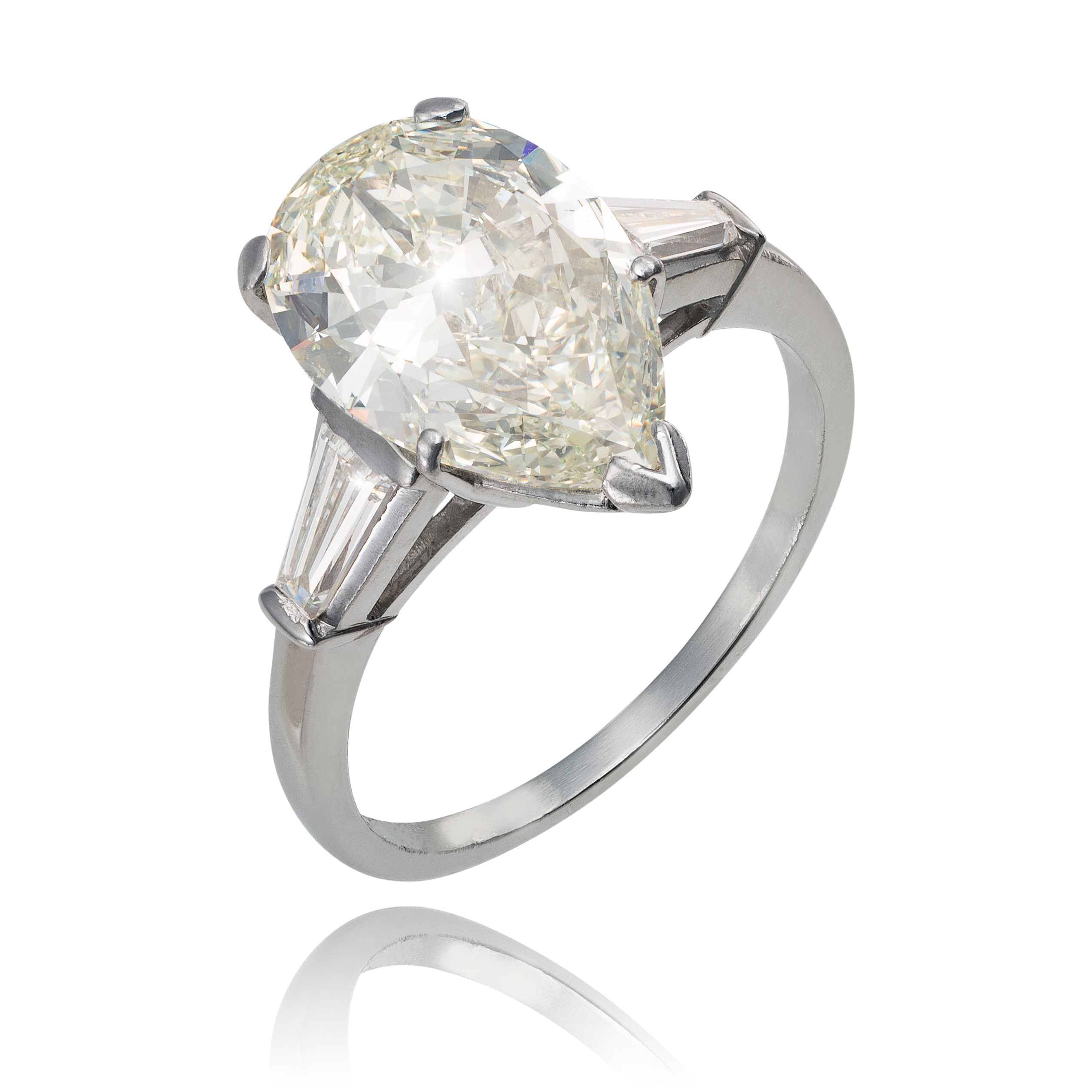 Pear clearance shaped solitaire