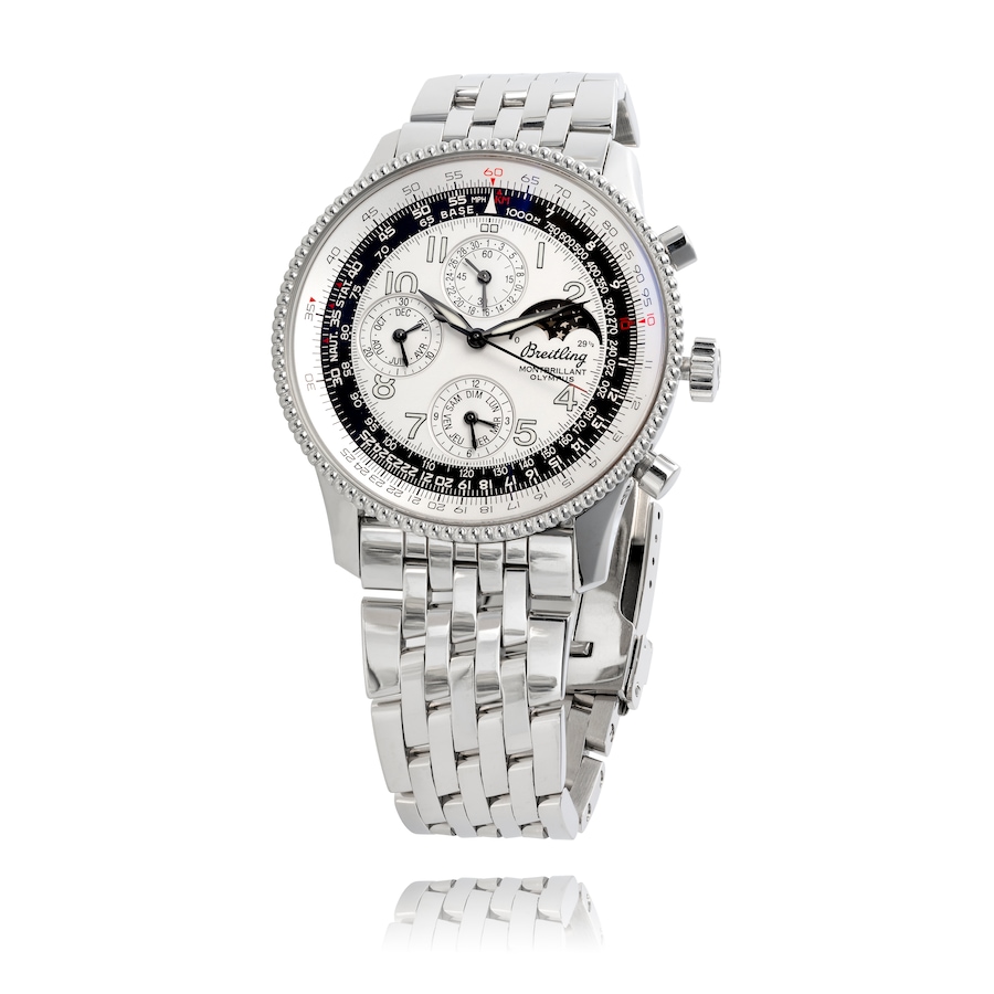 Image 733030_ALTMORE1.jpg, Product 733-030 / Price $7,995.00, Gentleman's Stainless Steel BREITLING MONTBRILLIANT OLYMPUS CHRONOMETRE Swiss Made Wristwatch from Estate Originals on TSC.ca's Jewellery department