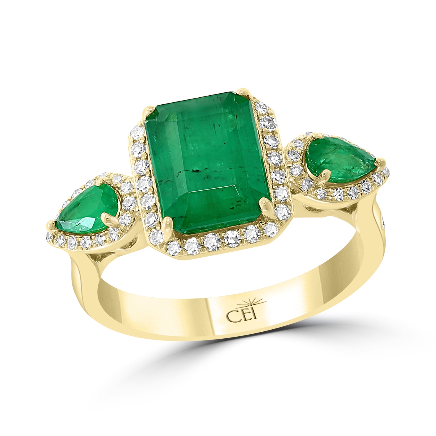 Effy emerald diamond on sale ring