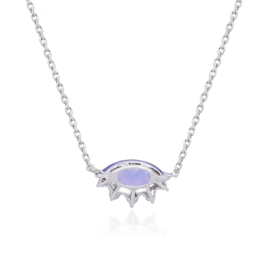 Image 733084_ALTMORE2.jpg, Product 733-084 / Price $699.99, Gem Creations 10K White Gold Tanzanite Necklace With Diamonds from Gem Creations on TSC.ca's Jewellery department