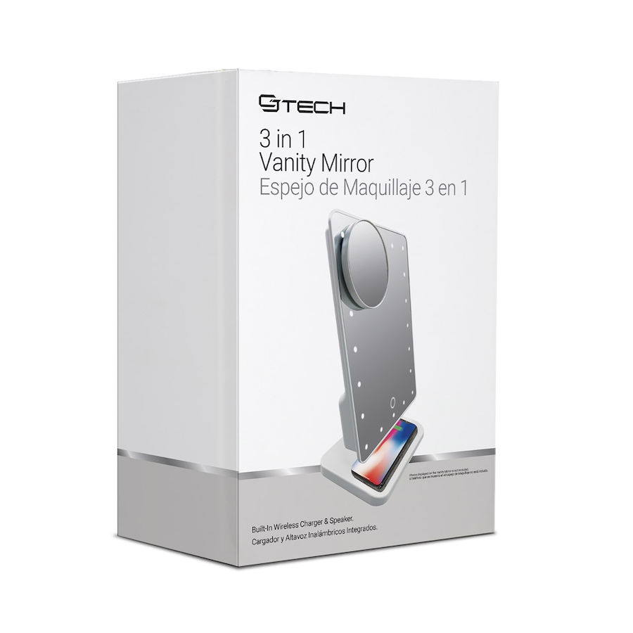 Image 733155_ALTMORE7.jpg, Product 733-155 / Price $69.99, CJ Tech 3-in-1 Vanity Mirror with LED Light Speakers and Wireless Charger from CJ Tech on TSC.ca's Home & Garden department