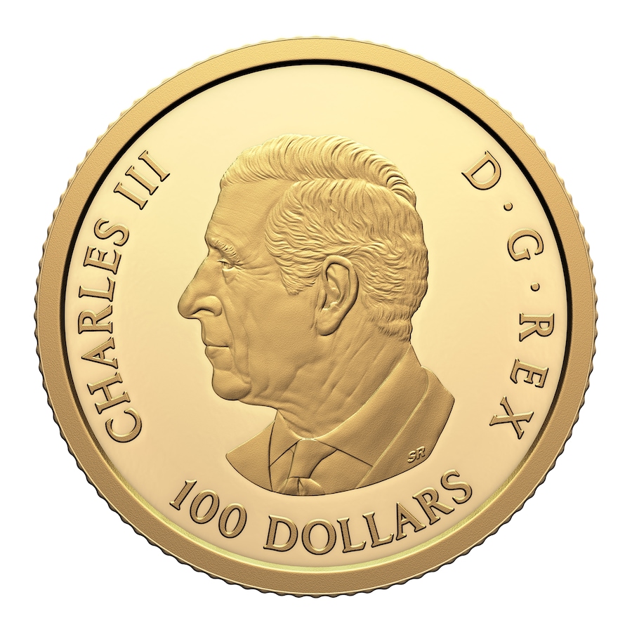 Image 733169_ALTMORE1.jpg, Product 733-169 / Price $2,299.95, 2025 $100 Fine Gold Coin 80th Anniversary of the End of WWII in Europe from Royal Canadian Mint (RCM) on TSC.ca's Coins department