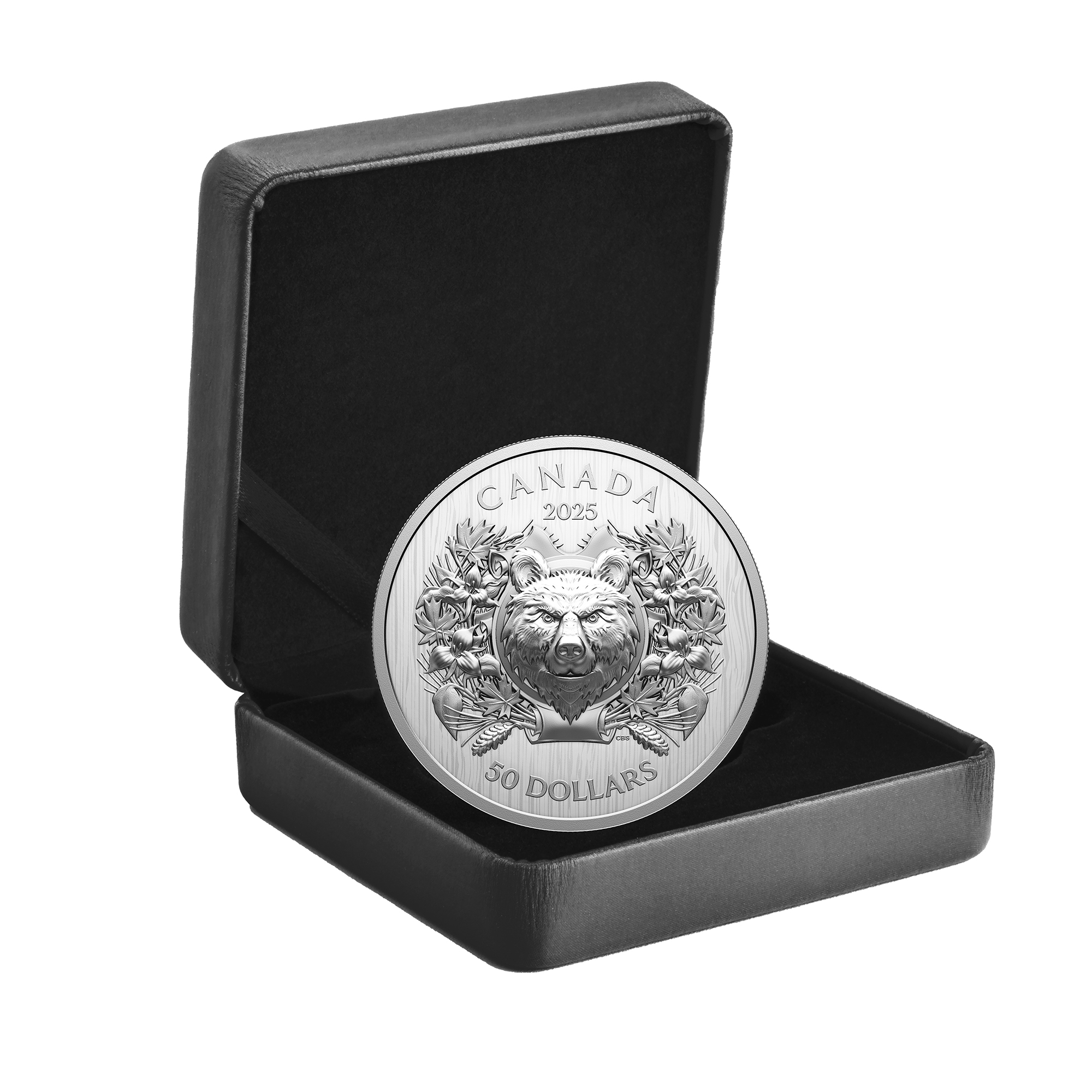 2025 $50 Heraldic Bear Fine Silver Coin - TSC.ca