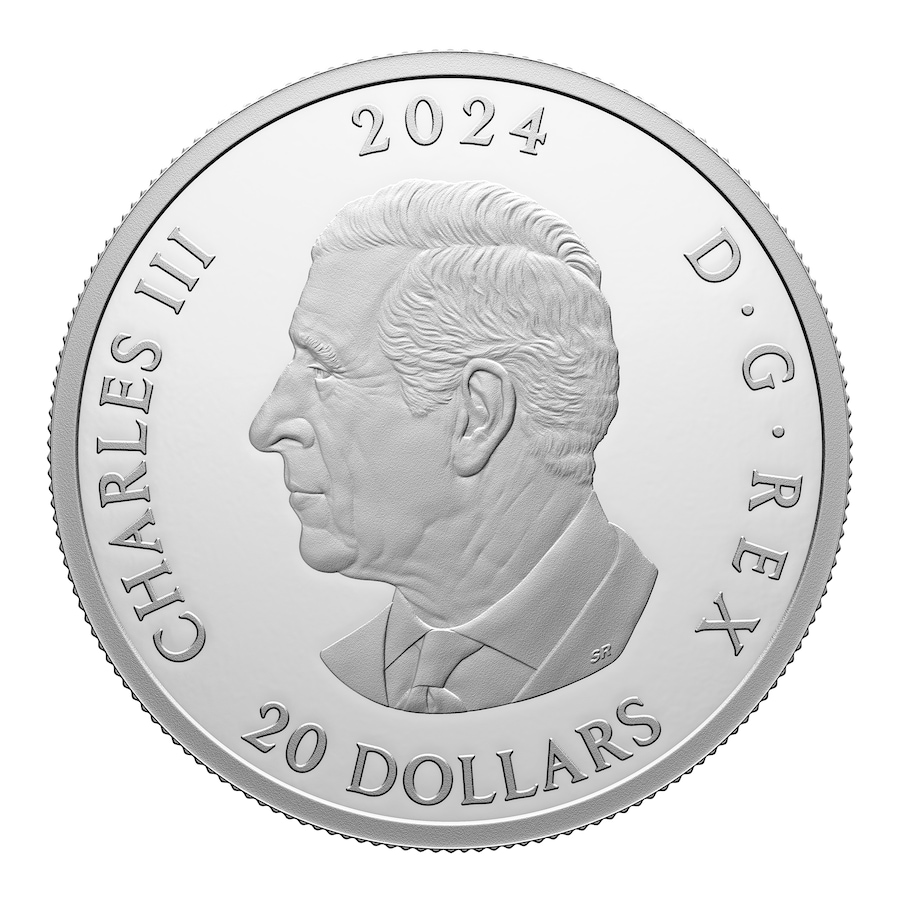 Image 733171_ALTMORE1.jpg, Product 733-171 / Price $169.95, 2024 $20 Wildlife Reflections Moose One-Ounce Fine Silver Coin from Royal Canadian Mint (RCM) on TSC.ca's Coins department
