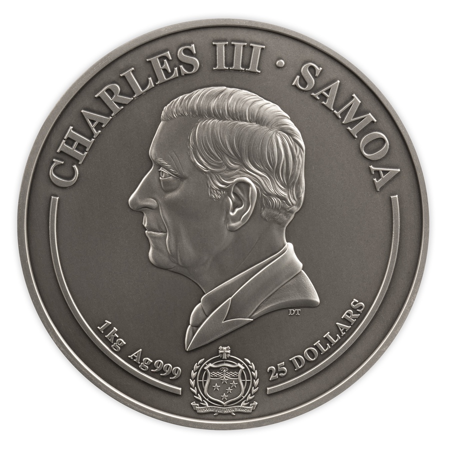 Image 733182_ALTMORE3.jpg, Product 733-182 / Price $2,995.00, 2024 One-Kilogram Fine Silver Coin $25 Samoa Terra Cotta Army from Canadian Coin & Currency on TSC.ca's Coins department