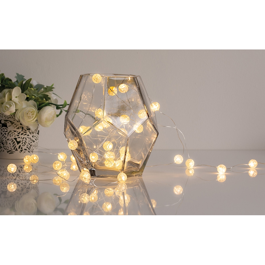 Image 733218.jpg, Product 733-218 / Price $11.99, Merkury Innovations Mini Cracked Orb Fairy Lights from Merkury on TSC.ca's Home & Garden department