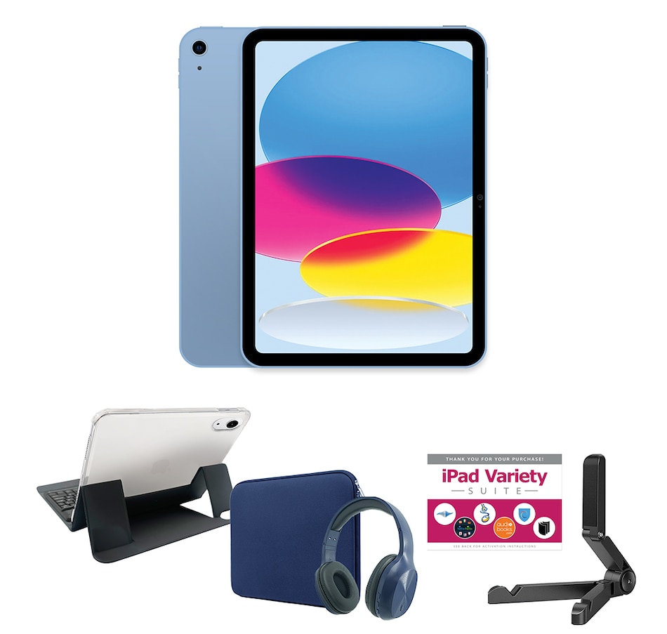 Image 733228_BWB.jpg, Product 733-228 / Price $729.99 - $899.99, Apple iPad 10.9" Tablet Bundle 10th-Gen 64GB or 256GB from Apple on TSC.ca's Electronics department