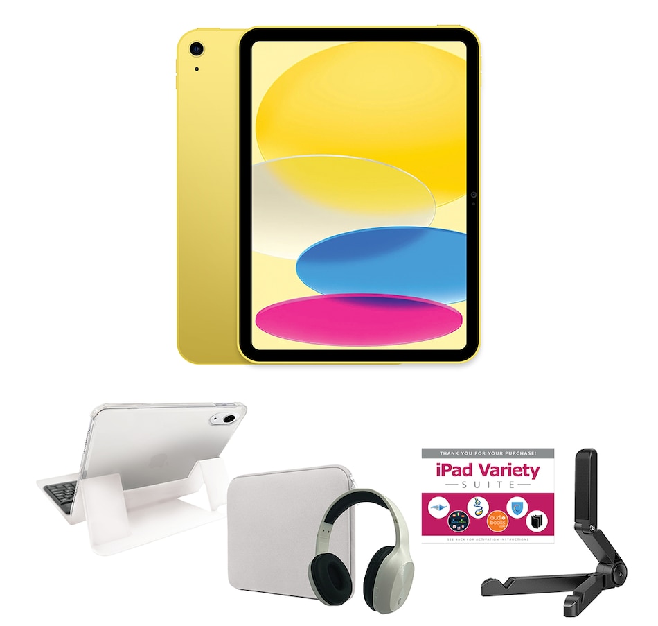 Image 733228_YLW.jpg, Product 733-228 / Price $729.99 - $899.99, Apple iPad 10.9" Tablet Bundle 10th-Gen 64GB or 256GB from Apple on TSC.ca's Electronics department