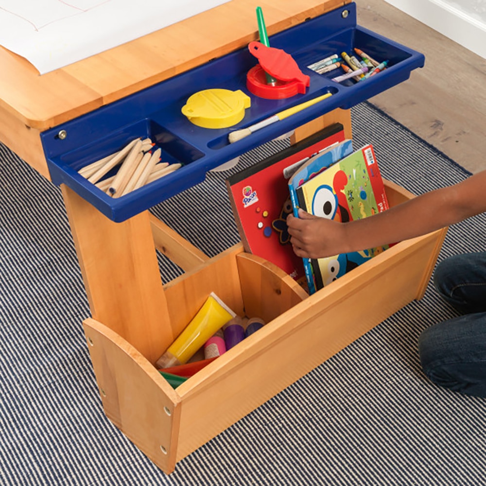 Kidkraft art table with cheap stool