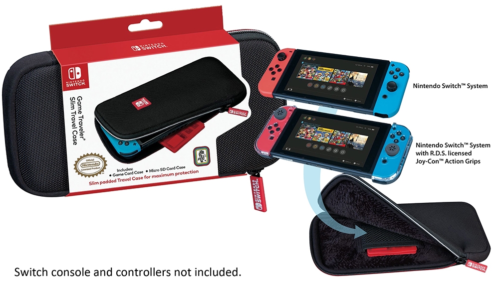 Nintendo Switch OLED Red/Blue Bundle - TSC.ca