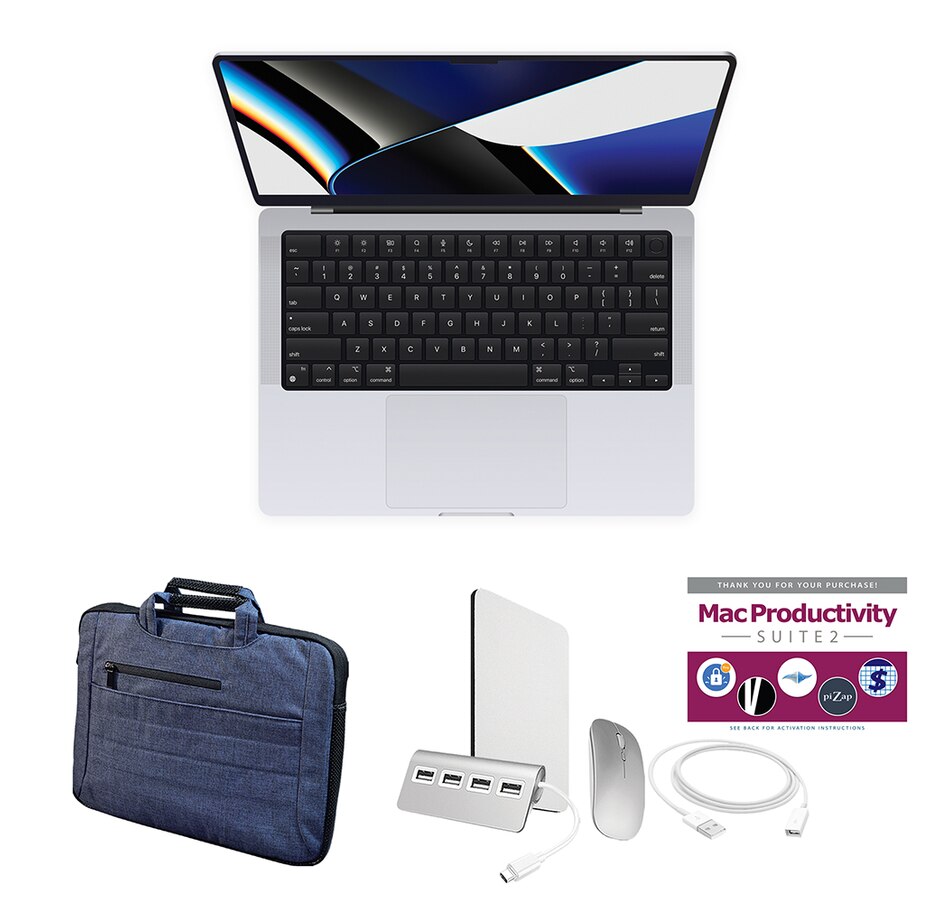 Image 733381_SILB.jpg, Product 733-381 / Price $2,529.99, Apple MacBook Pro M1 Pro Retina XDR 14" 1TB (2021, refurbished) on TSC.ca's Electronics department