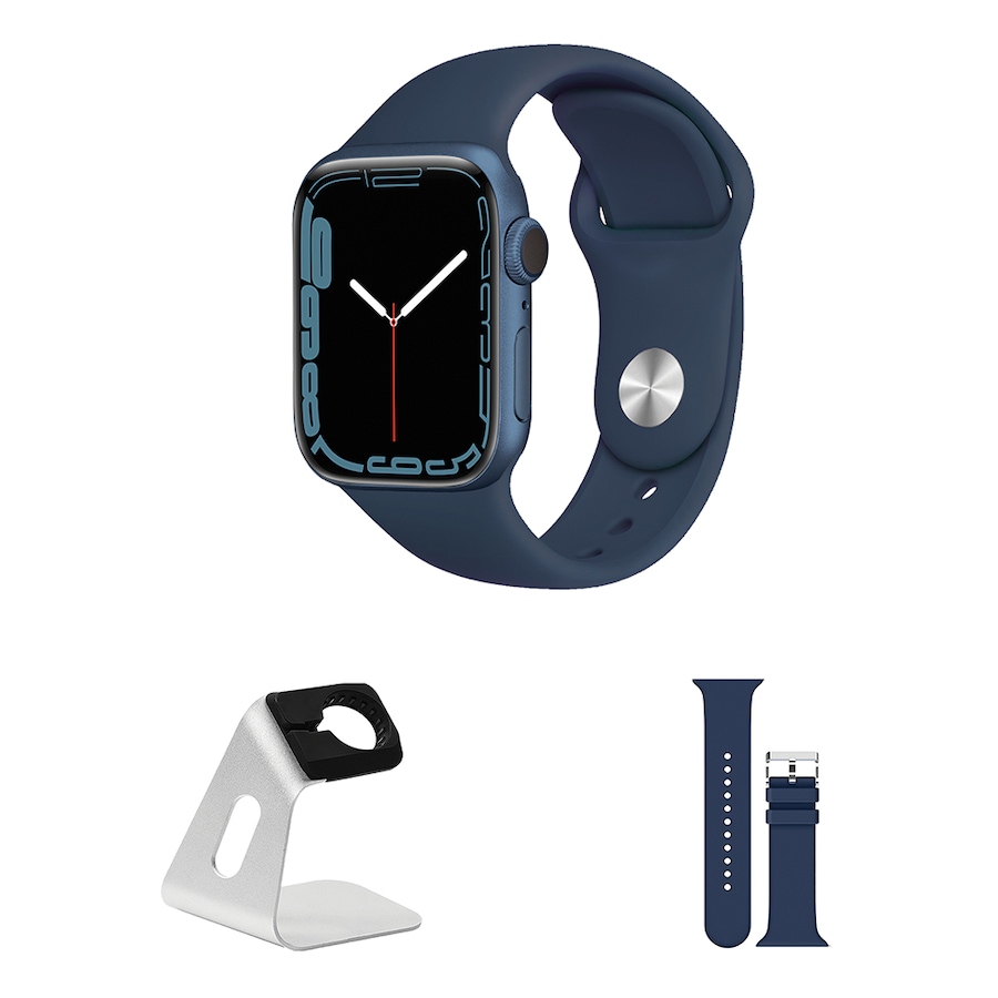 Image 733391_BLU.jpg, Product 733-391 / Price $439.99, Apple Watch Series 7 41mm Bundle (refurbished) from Apple on TSC.ca's Electronics department