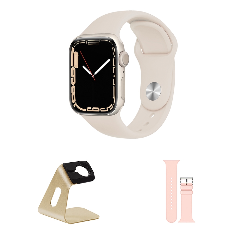 Image 733391_SLGT.jpg, Product 733-391 / Price $439.99, Apple Watch Series 7 41mm Bundle (refurbished) from Apple on TSC.ca's Electronics department