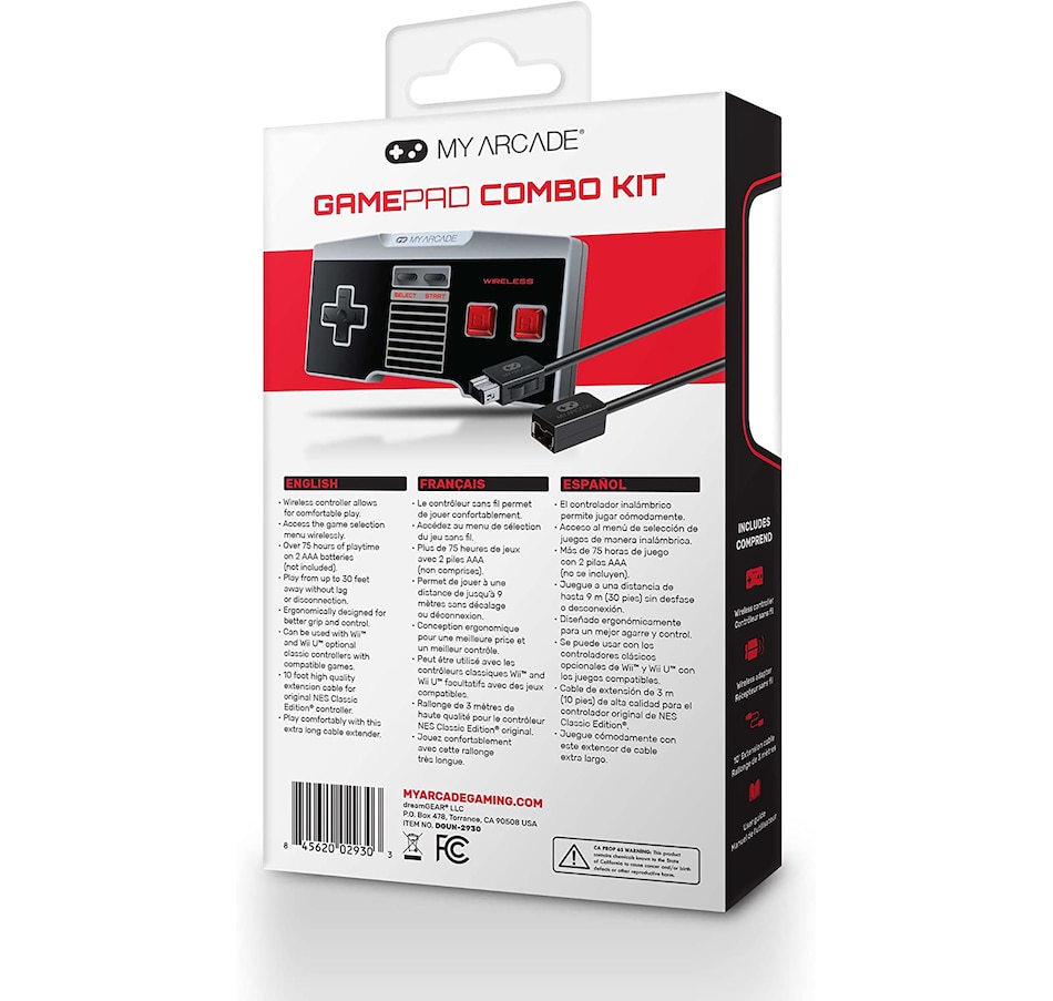 Image 733398_ALTMORE1.jpg, Product 733-398 / Price $39.99, My Arcade GamePad Combo Kit from My Arcade on TSC.ca's Electronics department
