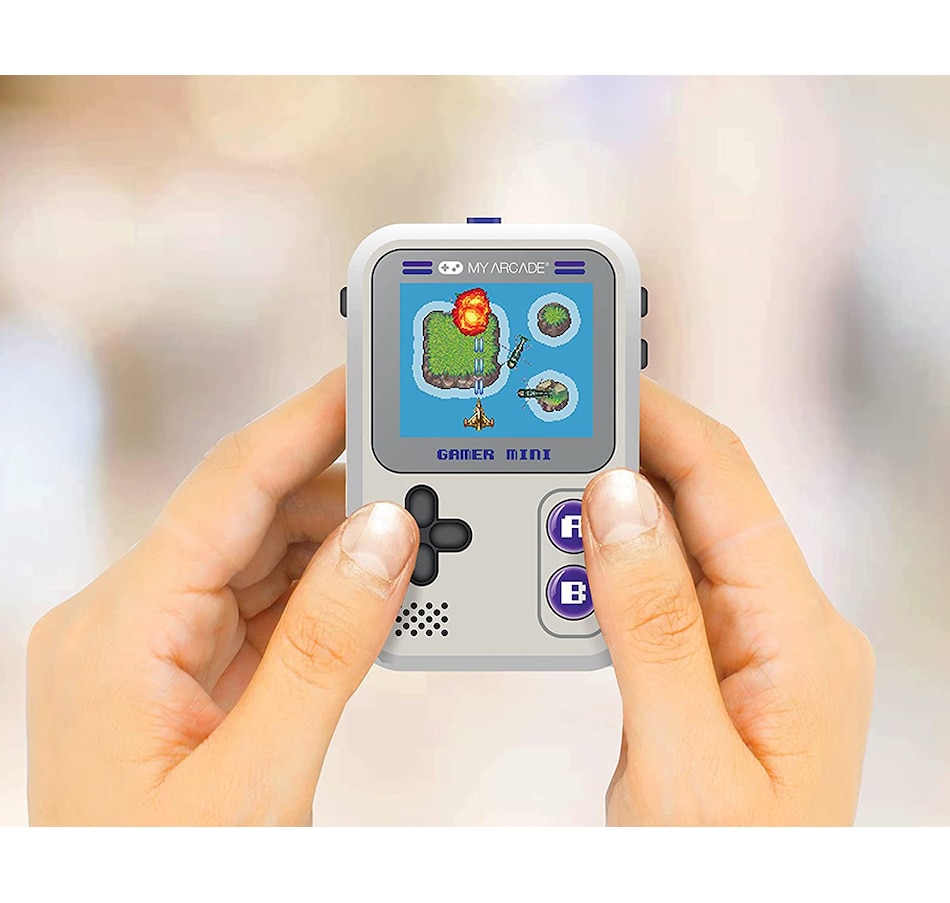 Image 733414_ALTMORE1.jpg, Product 733-414 / Price $34.99, My Arcade Gamer Mini Classic Miniature Handheld (grey and purple) from My Arcade on TSC.ca's Electronics department