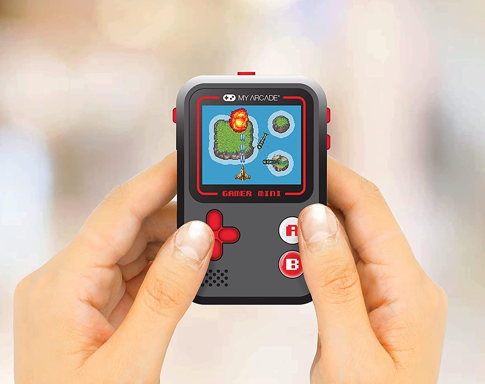 My Arcade Gamer Mini Classic Miniature Handheld (black and red
