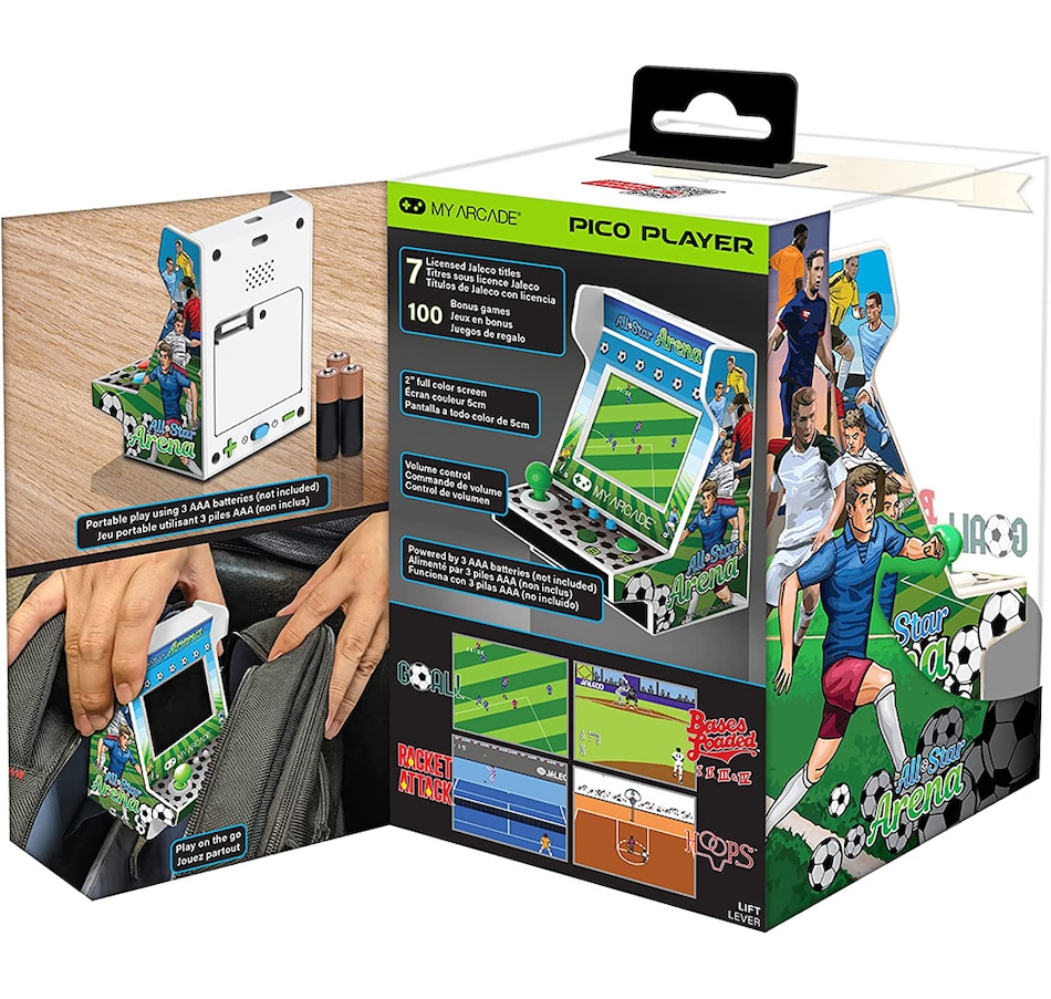 Image 733419_ALTMORE3.jpg, Product 733-419 / Price $34.99, My Arcade Collectible Retro 3.7" All-Star Arena from My Arcade on TSC.ca's Electronics department